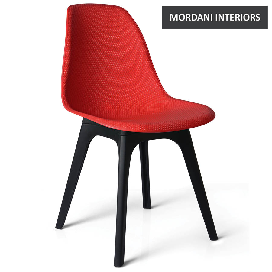 Esme Cafe Chair with Black Legs